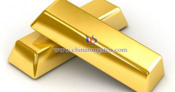 gold plated tungsten bar picture