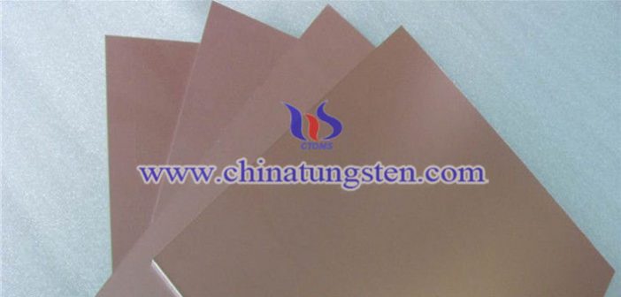 tungsten copper plate picture