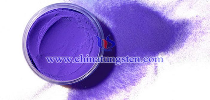 Ti doped violet tungsten oxide Chinatungsten picture