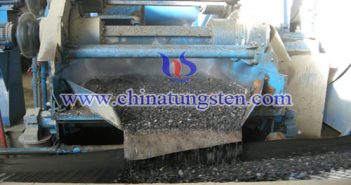 Tungsten concentrate electric separation image