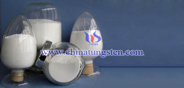 APT for producing coarse blue tungsten oxide picture