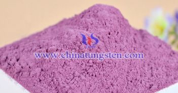 high-purity high density violet tungsten oxide picture