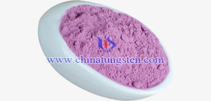 super grade violet tungsten oxide nanopowder picture