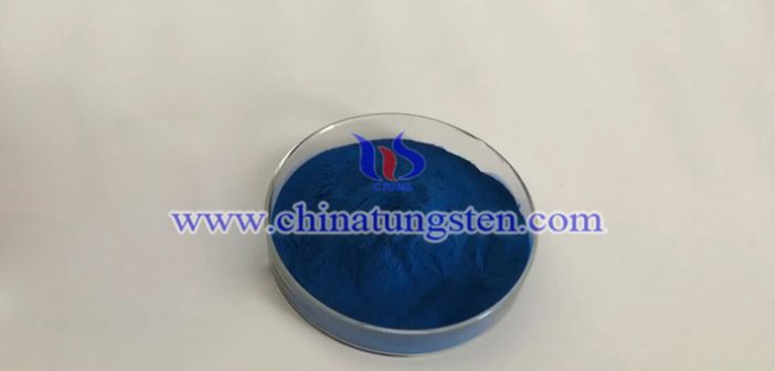 blue tungsten oxide photo