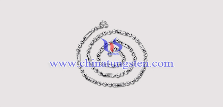 tungsten alloy necklace picture