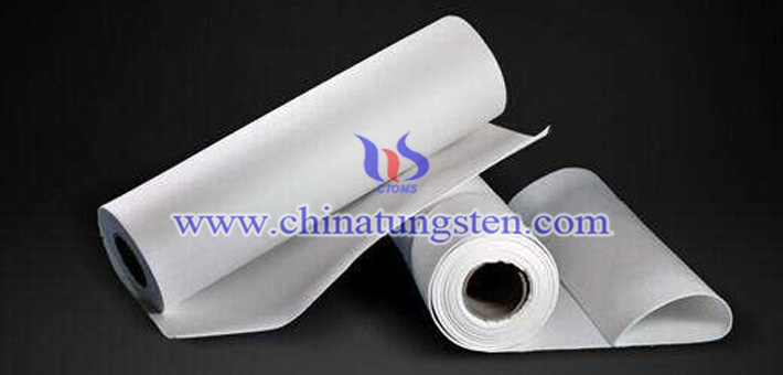 cesium tungsten oxide applied for thermal insulation paper pic