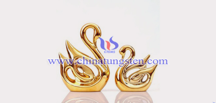 gold plated tungsten alloy craftwork picture