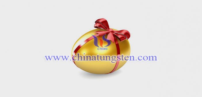 gold plated tungsten alloy egg picture