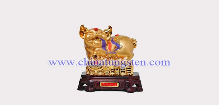 gold plated tungsten alloy ornament picture