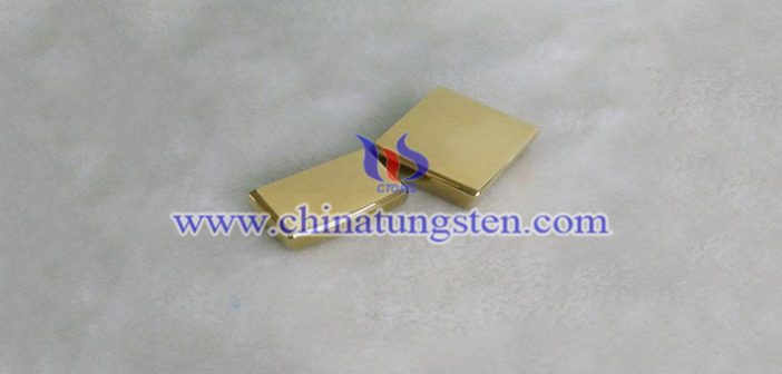 gold plated tungsten alloy product picture