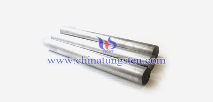 tungsten alloy double hole round bar picture