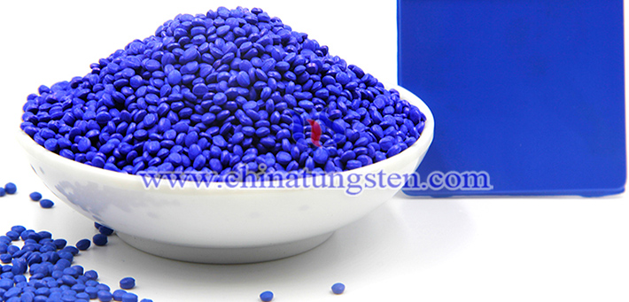 blue tungsten oxide nanopowder applied for ceramic microsphere picture