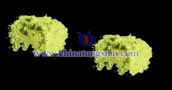 nano yellow tungsten oxide applied for heat insulation coating image