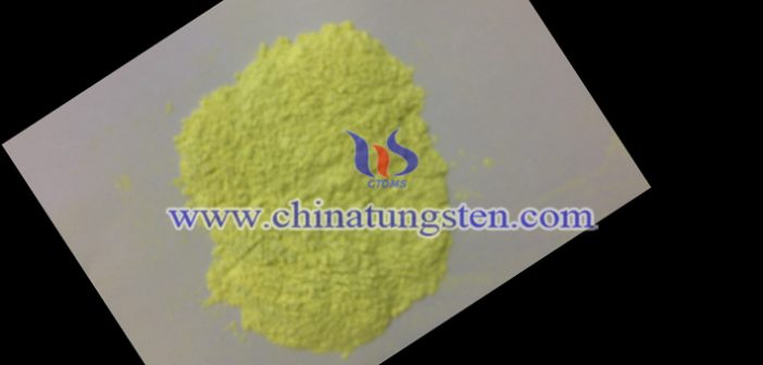 nano yellow tungsten oxide applied for thermal insulating glass image