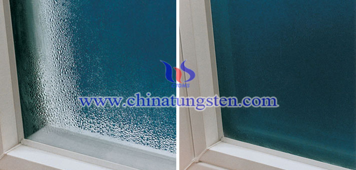 tungsten trioxide nanopowder applied for thermal insulating glass picture