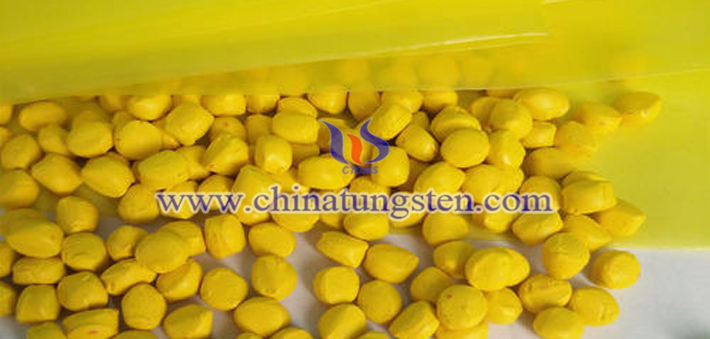 nano tungsten oxide applied for thermal insulation masterbatch picture