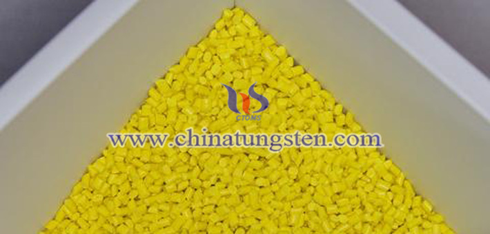 tungsten oxide applied for thermal insulation masterbatch