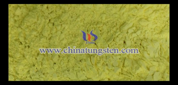 tungsten oxide powder applied for thermal insulation dispersion image