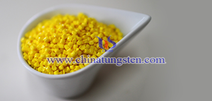 tungsten oxide powder applied for thermal insulation masterbatch picture