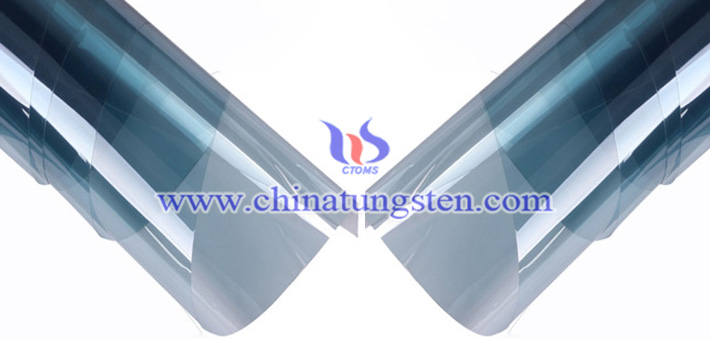 tungsten oxide powder applied for window heat insulation film picture