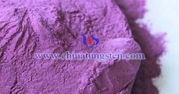 violet tungsten oxide applied for thermal insulation dispersion image