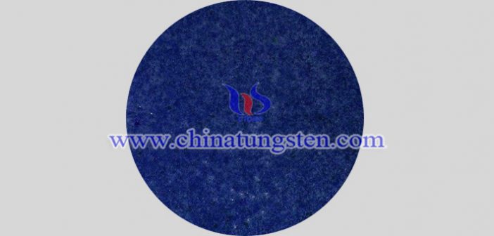 blue nano tungsten oxide applied for thermal insulating glass image