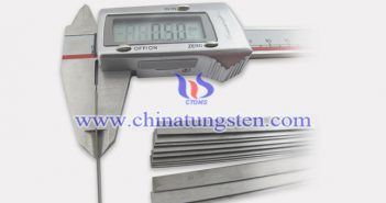 Anviloy 4100 tungsten alloy bar picture