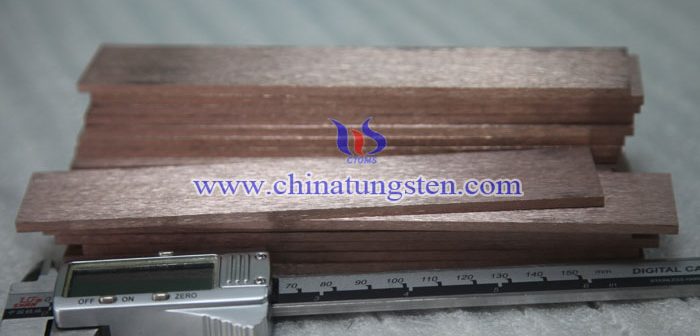 tungsten copper bar picture