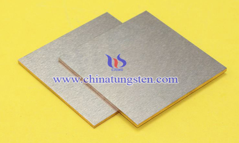 3×100×100mm tungsten copper plate picture