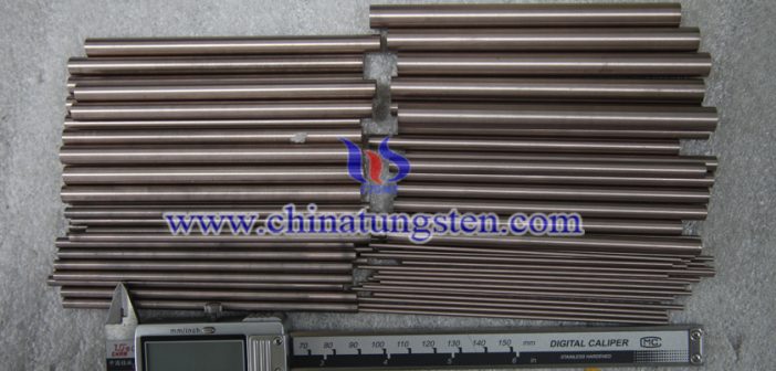 tungsten copper rod picture