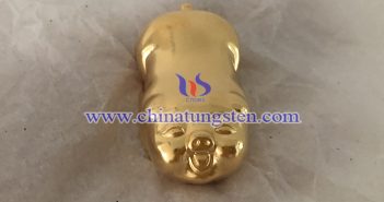 gold plated tungsten pig picture