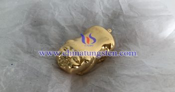 gold plated tungsten pig picture