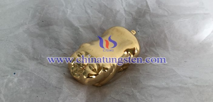 gold plated tungsten pig picture