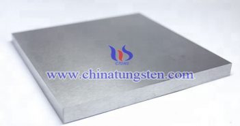 radiation shielding tungsten alloy plate picture