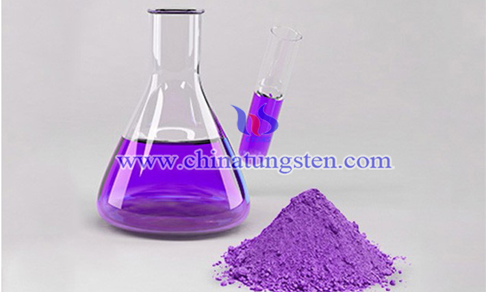 purple tungsten oxide image