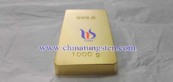 tungsten gold bar picture