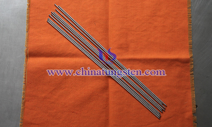 silver tungsten rod image