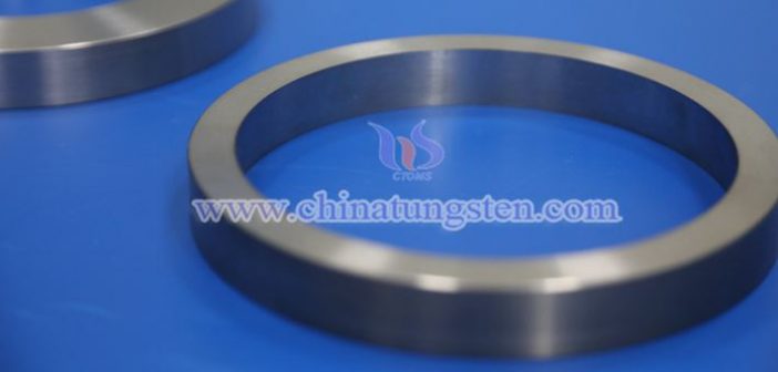 Tungsten alloy ring photo