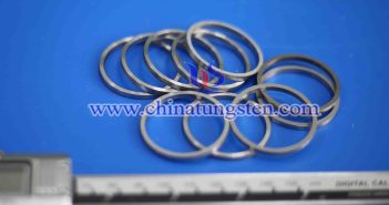 Tungsten alloy ring photo