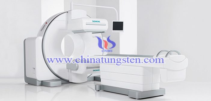 SPECT-CT 스캐너에 적용된 텅스텐 합금 콜리메이터