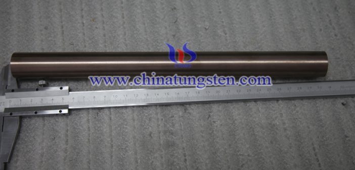 Ø12x200mm钨铜合金棒图片